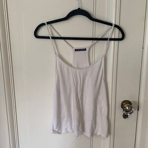 Brandy Melville White Tank Spaghetti Strap Flowwy Top